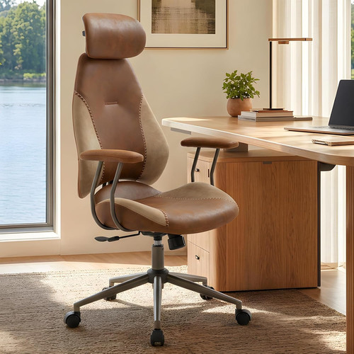 Stylish suede fabric desk - stylish,