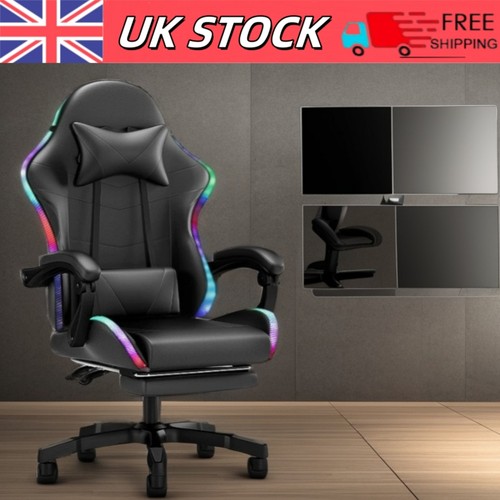 Reclining gaming chair with - reclining,