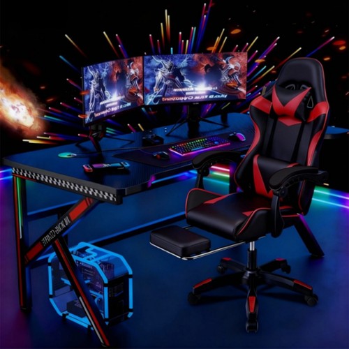 Gaming chair swivel recliner - chair,