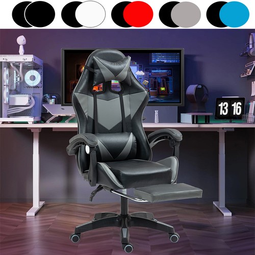 Gaming chair with - gaming, footrest