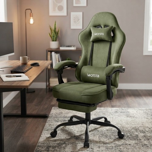 Adjustable height suede - adjustable, gaming