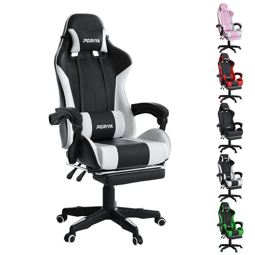 Gaming chair footrest - w/,