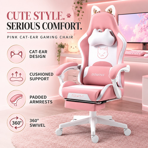Dowinx pink cat - dowinx, ear