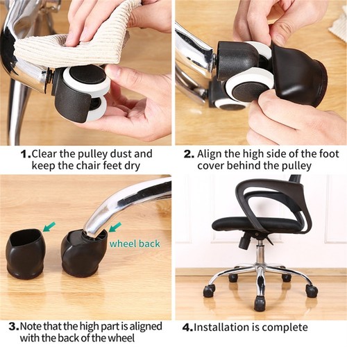 Pack chair wheel covers - pack,